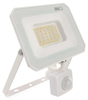 LED reflektor SIMPO, 30W, PIR, neutrální bílá