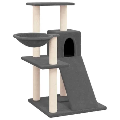 Immagine prodotto di vidaXL Graffiatoio in sisal Grigio scuro 82 cm
