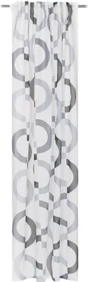 Produktbild von GÖZZE Schlaufenschal RINGO anthrazit BL 140x255 cm grau Vorhang