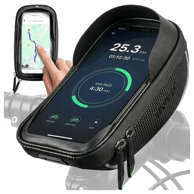 Produktbild von Vayox Fahrradtasche VA0169 | 1 L |  Handyhalter | Touch Technology | Easy-Mount | Schwarz