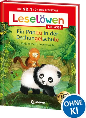 Produktbild von Leselöwen 1. Klasse - Ein Panda in der Dschungelschule