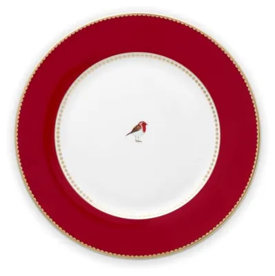 Produktbild von Speiseteller Love Birds rot 26,5 cm