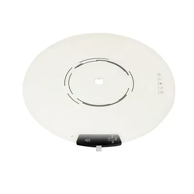 Produktbild von Speisewärmer, faltbares Silikon-Wärmetablett, 40-120°C, 9-stufige Temperaturregelung, 2-12 Std. Timer, kindersicher, 65cm Durchmesser, 300W