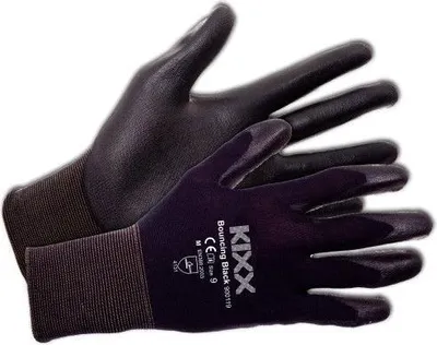 Produktbild von Gartenhandschuhe „KIXX BOUNCING BLACK“ Größe. 9, schwarz