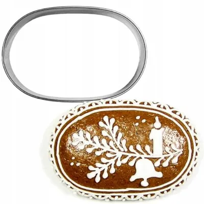 Produktbild von EkoForemki Ausstechform Oval 6,1 cm Edelstahl