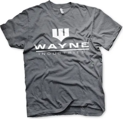 Produktbild von Batman - Wayne Industries Logo T-Shirt - X-Large - Dark-Heather