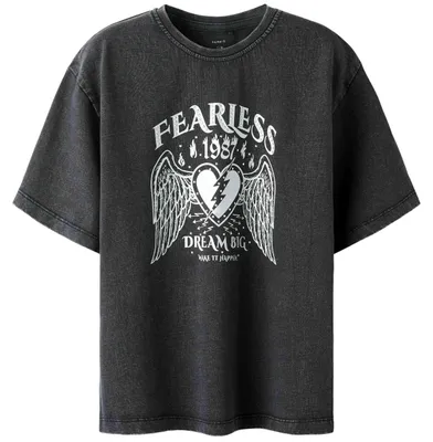 Image de T-shirt Name It 13252792-BLACK pour Fille