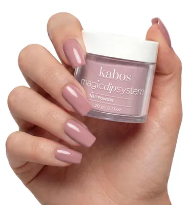 Produktbild von Kabos Magic Dip System Dipping Powder Acrylpulver Nägel 018 Dusty Rose 20g