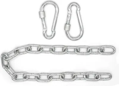 Produktbild von 230 kg Hängesessel Kette 50 cm Aufhängung 2 Karabiner für Schaukel Hängematte