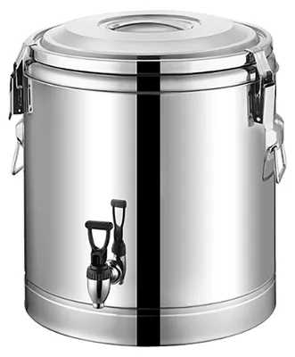 Productafbeelding van Drankkoeler, 40 liter inhoud, geïsoleerd design, zilverkleurig