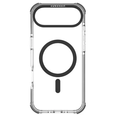Image de Cubenest Housse de protection pour iPhone 17 Air MagPro Strong Guard noir - Compatible Magsafe