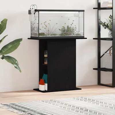 Produktbild von Aquariumständer Schwarze Eiche 75x36x72,5 cm Holzwerkstoff, Design Möbel Sonstiges Aquarienzubehör Neu