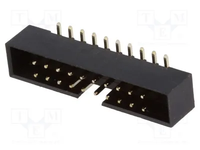 Immagine prodotto di 3 connettori femmina, tipo maschio, 2 mm, modello DS1014-20MF1B, connettori verticali, 20 pin