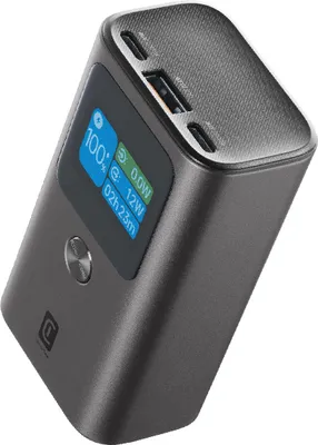 Immagine prodotto di Cellularline Ultron 10000 Caricabatterie Portatile 10000mAh 30W con LCD display