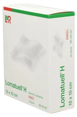 Immagine prodotto di LOMATUELL H Tela per medicazione 10x10 cm sterile