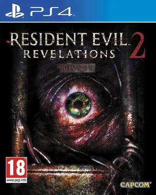 The image is the cover art for the video game Resident Evil Revelations 2 Box Set for PlayStation 4.