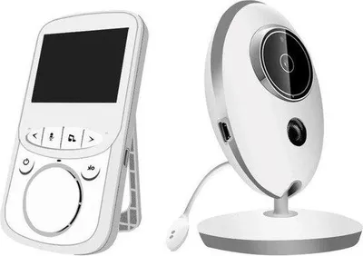 Image de Babyphone avec caméra et surveillance de la température, blanc