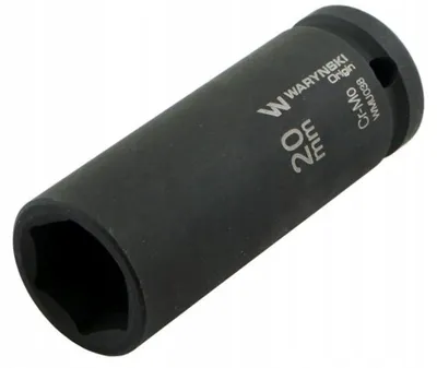 Produktbild von Waryński WMU038 Lange Sechskant Schlagschraubernuss 20 mm