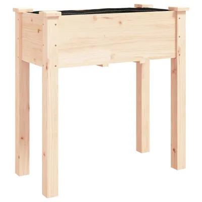 Produktbild von Pflanzkübel mit Einsatz 71x37x76 cm Massivholz Tanne