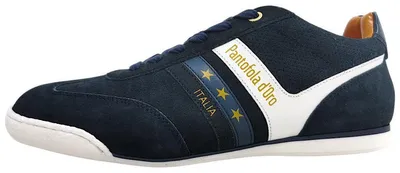Produktbild von Pantofola d`oro Vaso Suede sportlicher Schnürer Blau in Gr. 44