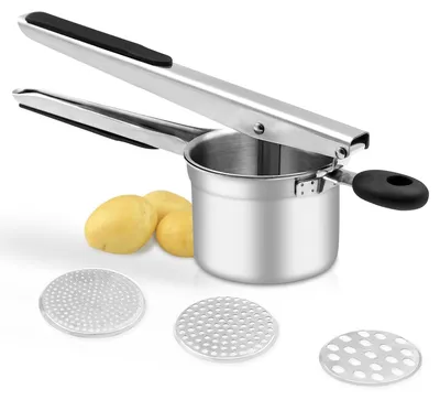 Obrázek produktu pro Lis na brambory s 3 vyměnitelnými disky z nerezové oceli