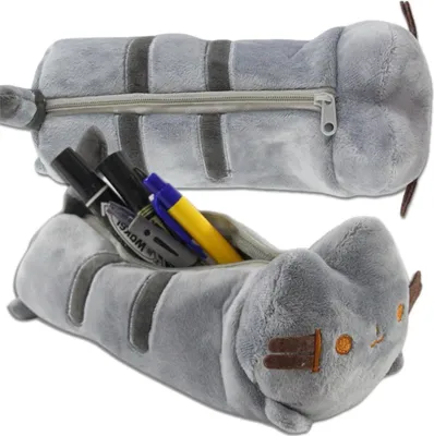 Produktbild von EDIBAZZAR | Federmäppchen, Etui, Plüschkatze, Kosmetiktasche