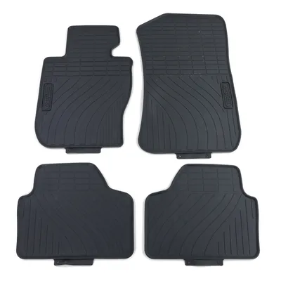 Produktbild von Premium Gummi Fußmatten Set 4-teilig Schwarz passend für BMW X1 E84 09-15