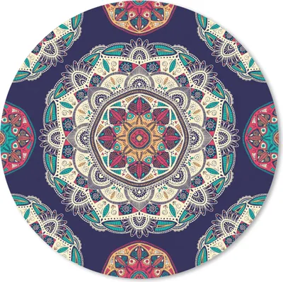 Produktbild von MuchoWow® Mauspad Mousepad Bohème - Mandala - Muster 20x20 cm - Mousepads - Maus Mat - Pad - Mausunterlage - Schreibtischmatte
