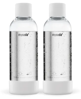 Produktbild von Mysoda 1L Wasserflaschen 2er-Set (PET), White
