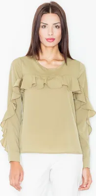 Produktbild von Figl Damenbluse Isone olive L
