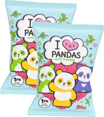 Produktbild von Pandas Figur - I Love Pandas - Sammelfigur - 2 Tüten