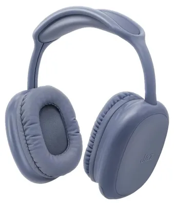 Produktbild von Jaz Neo Wave Over-Ear Bluetooth Wireless Kopfhörer mit Mikrofon und gepolstertem Kopfbügel Blau