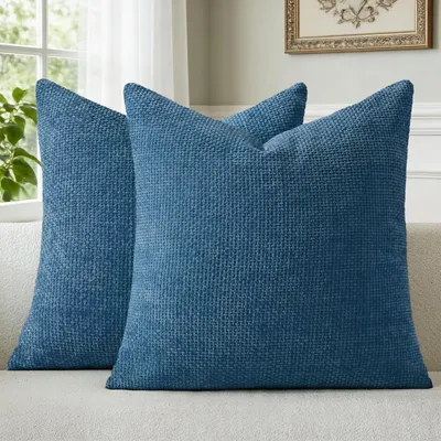 Zdjęcie produktu dla Poszewki na poduszki z weluru, miękkie i puszyste, 40 x 40 cm, zestaw 2 sztuk, do sofy