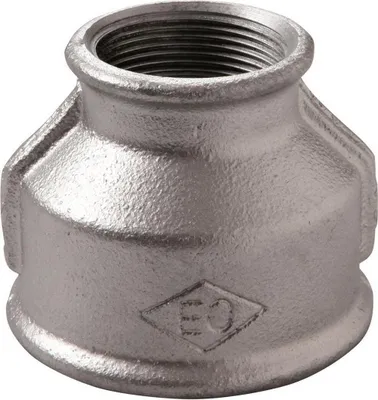 Produktbild von Atusa Temperguss Reduziermuffe Nr. 240 verzinkt 1 1/2 x 1