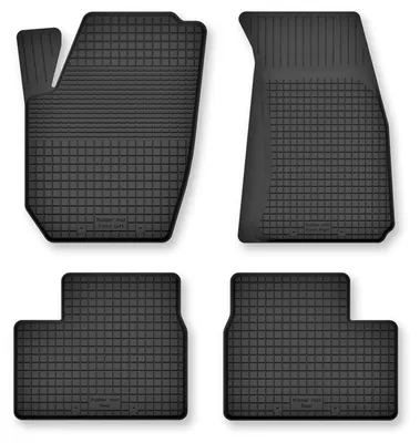 Image de Tapis de sol en caoutchouc pour Mazda 3 IV 2019- (hayon/berline) – 4 pièces, noirs, semi-universel, adapté