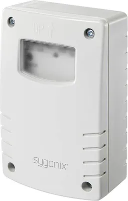 Produktbild von Sygonix SY-5836542 Dämmerungsschalter Grau 230 V/AC 1 Schließer 1 bis 9 h