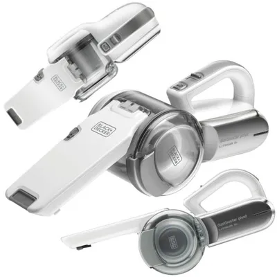 Productafbeelding van Black & Decker PV1820L Dustbuster Pivot, draadloze handstofzuiger, wit/zilver