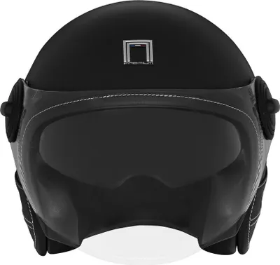 Produktbild von NOX JetHelm NEO-RETRO HERITAGE M (57 - 58cm) Schwarz Leder Motorradhelm