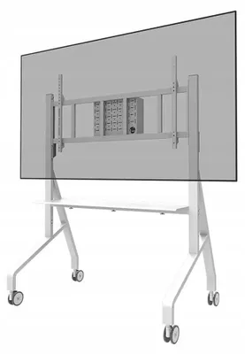 Produktbild von Neomounts FL50-575WH1 TV-Trolley 65-115" - schnelle Installation - Weiß, Multimedia-Wagen/Trolley, Stahl, 125 kg, 165,1 cm (65"), 2,92 m (115")