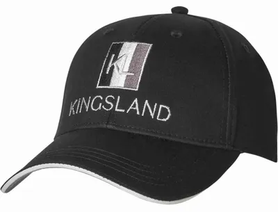 Image de Kingsland Kappe Casquette unie avec logo noir Taille unique