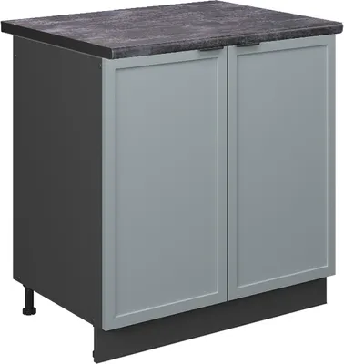 Imagen del producto de Armario bajo para fregadero Vicco Fame-Line Azul claro-gris 80 cm , ET Antracita, Model 50659