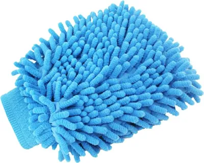 Produktbild von Mikrofaser Waschhandschuh Autoreinigung 18x15 cm, super saugfähig, beidseitig, streifenfrei
