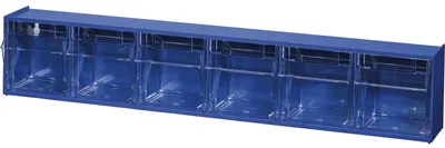 Image de Allit VarioPlus ProFlip 6 Bac de rangement Bleu Rectangulaire HIPS