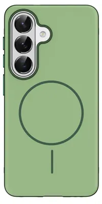 Produktbild von imoshion Color Backcover mit Thin MagSafe Ring Samsung Galaxy S26 - Dunkelgrün