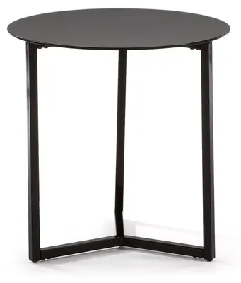 Produktbild von Beistelltisch Raeam Ø 50 cm schwarz Rund