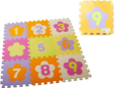 Produktbild von PADU Schaumstoffpuzzle 9 Stück Zahlen