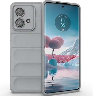 Immagine prodotto di Custodia per Motorola Edge 40 Neo Custodia protettiva in silicone TPU morbido antiurto Grigio