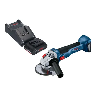 Produktbild von Bosch GWS 18V-10 Professional Akku Winkelschleifer 18 V 125 mm Brushless + 1x ProCORE Akku 4,0 Ah + Ladegerät