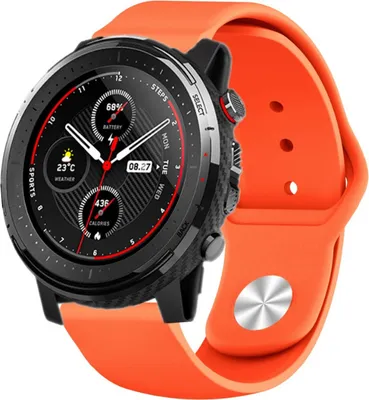 Produktbild von Strap-it Xiaomi Amazfit Stratos Sportarmband (Orange)