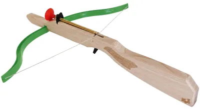 Produktbild von Armbrust aus Holz und 6 Sicherheitspfeile Spielzeug für Kinder